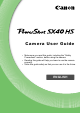 Canon Sx40 Hs User Manual Download